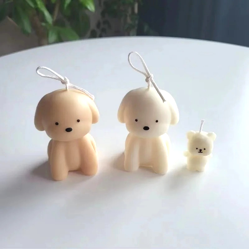 Soap Making Lab - 3D Puppy Scented Candle Silicone Mold