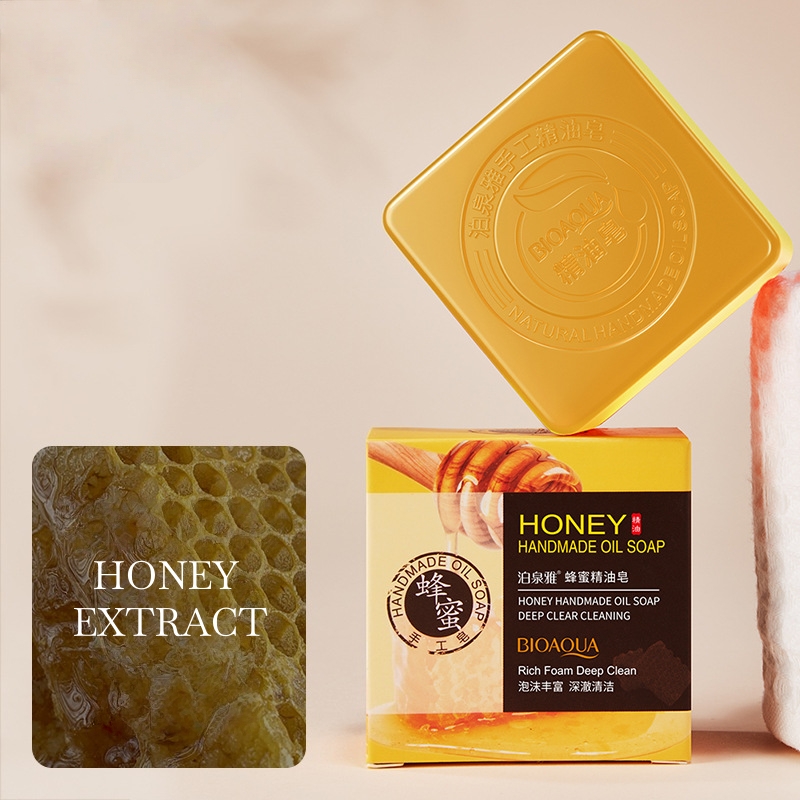 Soap Making Natural Ingredients - 100g Honey Essential Oil Soap, Contains