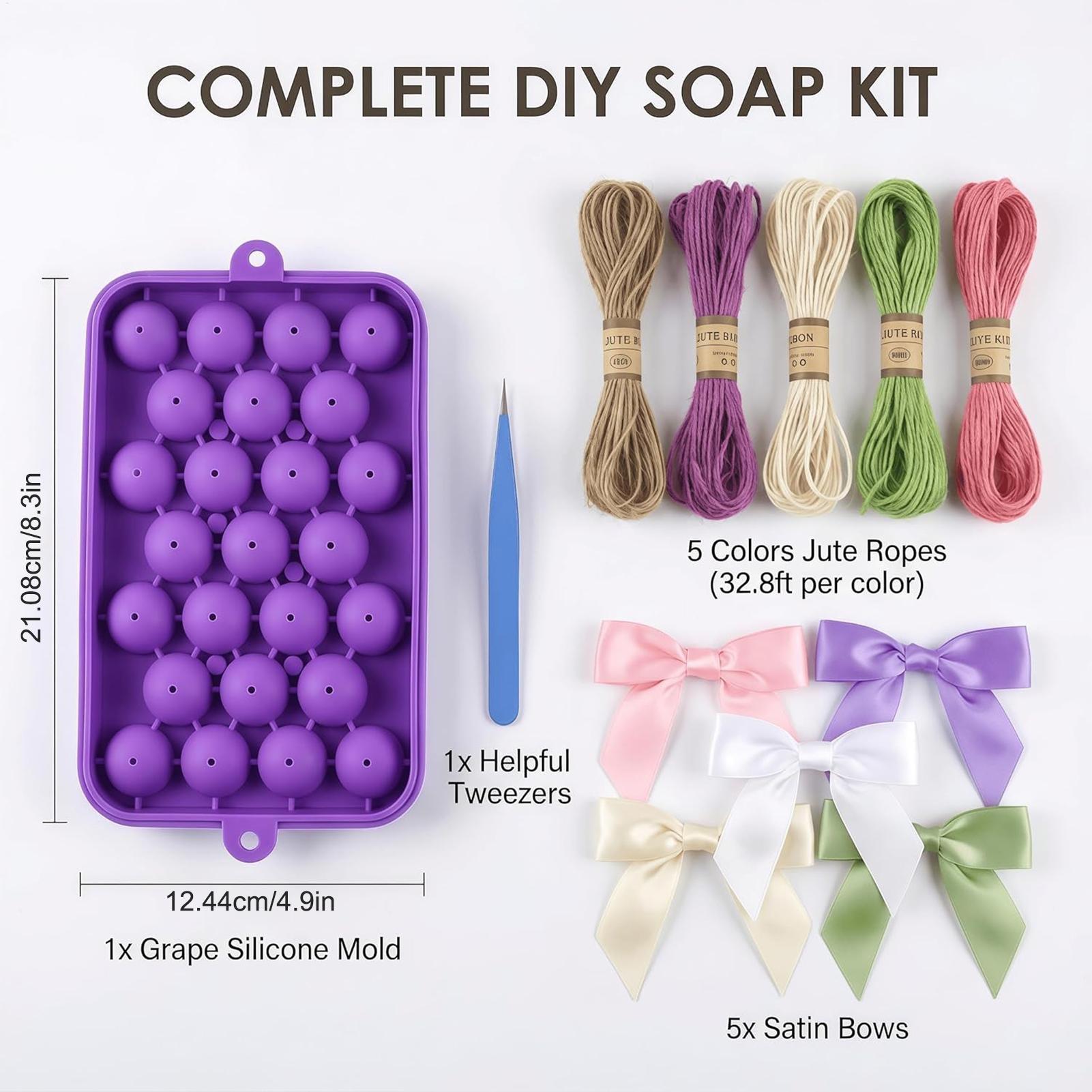 DIY Soap Making Kit Grape Soap - Soap Making Home のレビューと価格