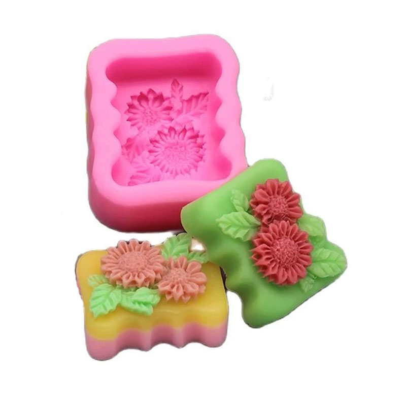 3D Square Flower Silicone Soap - Soap Making Homemade のレビューと価格