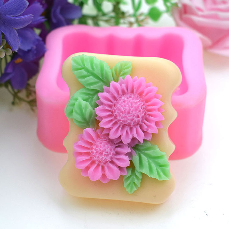 3D Square Flower Silicone Soap - Soap Making Homemade のレビューと価格