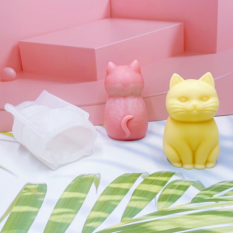 3D Fat Cat  Animal Silicone Ca - Soap Making Animal Fat のレビューと価格