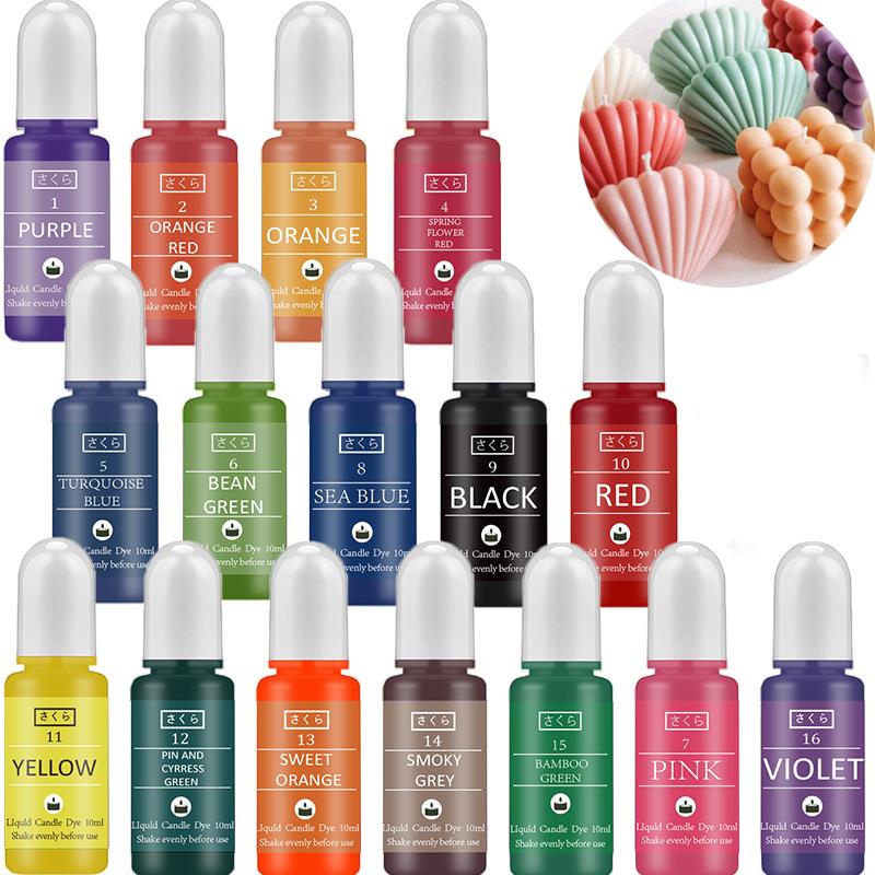 10ml/Bottle Candle Wax Pigment - Soap Making Ingredients のレビューと価格
