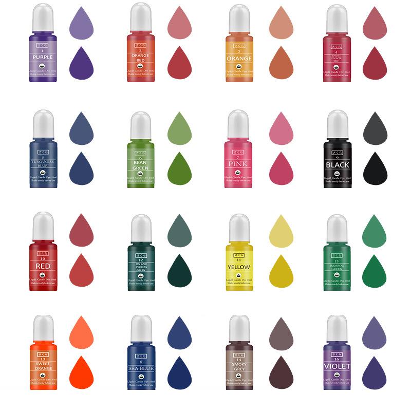 10ml/Bottle Candle Wax Pigment - Soap Making Ingredients のレビューと価格