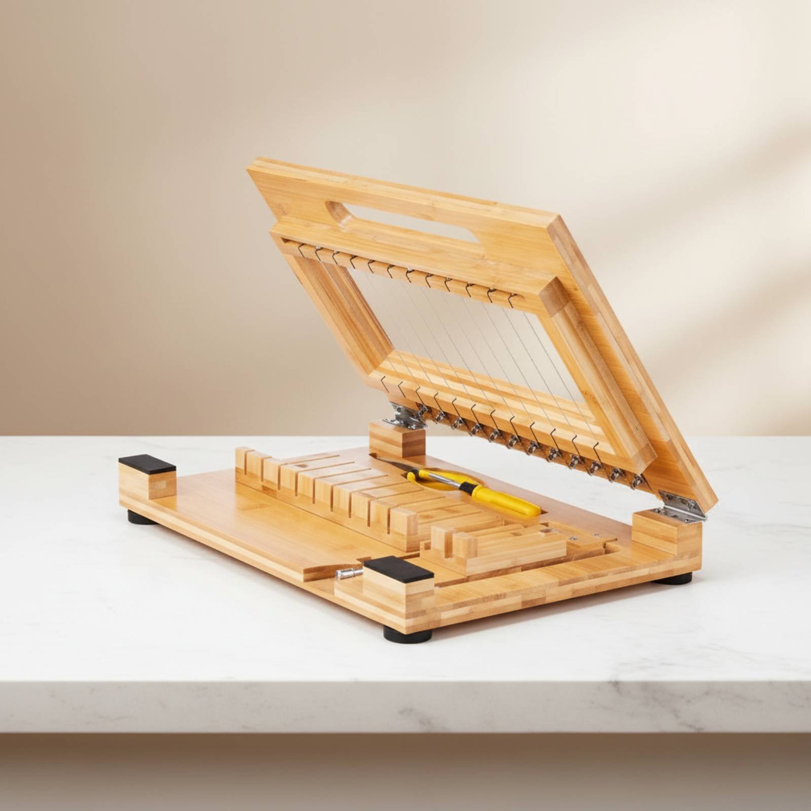 Bamboo Soap Cutter 2-in-1 Desi - Soap Making Home のレビューと価格