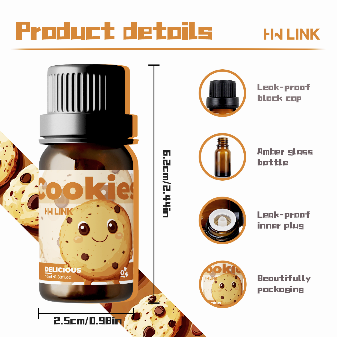 10ml Cookies Essential Oils Pe - Soap Making Ingredients のレビューと価格