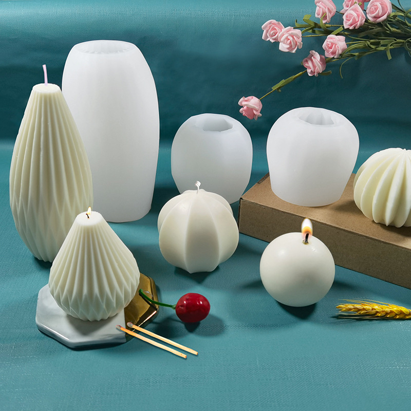 3D Silicone Candle Molds Geome - Soap Making Homemade のレビューと価格