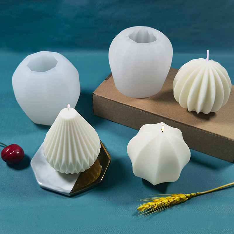 3D Silicone Candle Molds Geome - Soap Making Homemade のレビューと価格