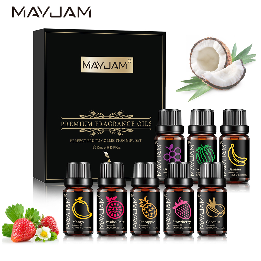 MAYJAM Fragrance Oils Set 8pcs - Soap Making Ingredients のレビューと価格