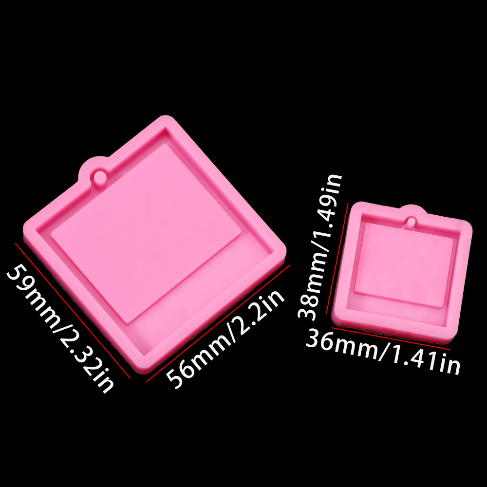 Photo Frame Epoxy Resin Keycha - Soap Making Name のレビューと価格