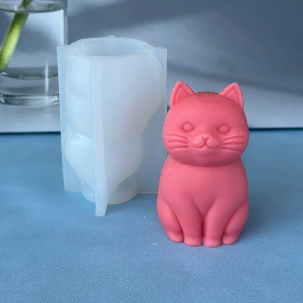 3D fat cat  Animal Silicone Ca - Soap Making Animal Fat のレビューと価格