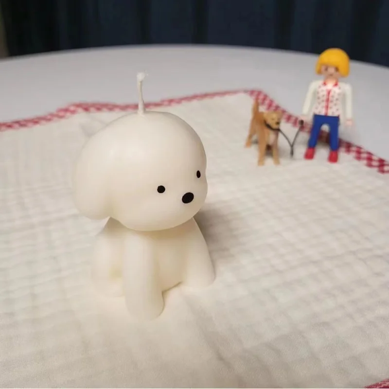 3D Puppy Scented Candle Silico - Soap Making Lab のレビューと価格