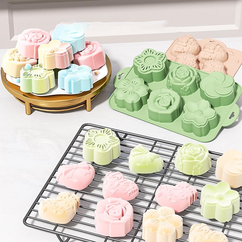 SU Flower Silicone Mold, 6 Cav - Soap Making Homemade のレビューと価格