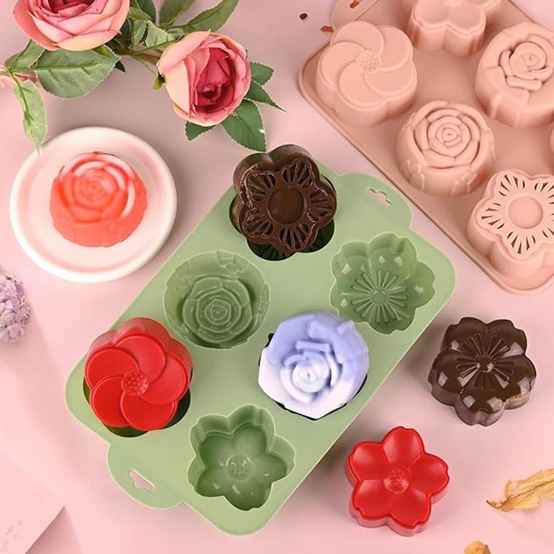 SU Flower Silicone Mold, 6 Cav - Soap Making Homemade のレビューと価格