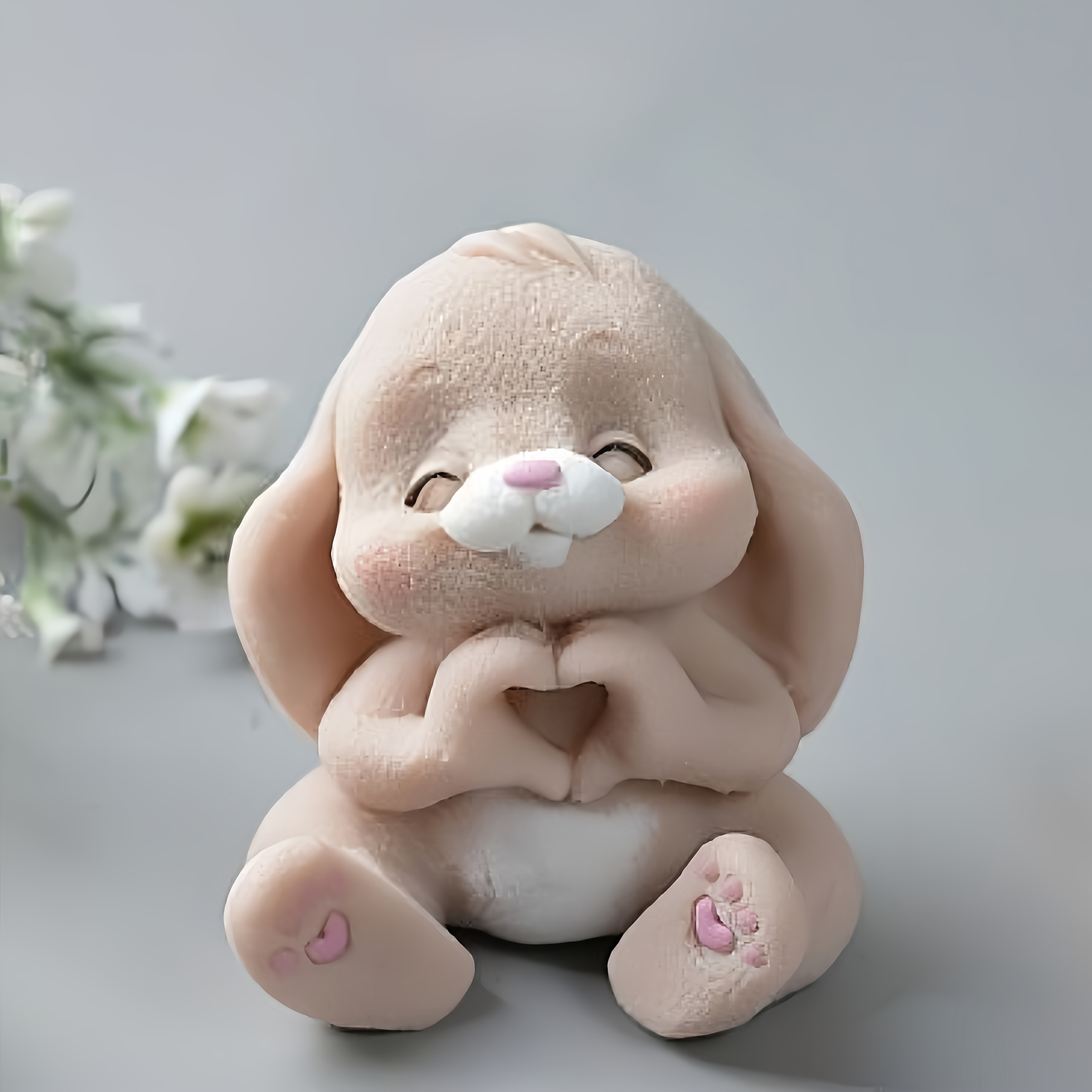1pc Adorable Rabbit Resin Sili - Soap Making Name のレビューと価格