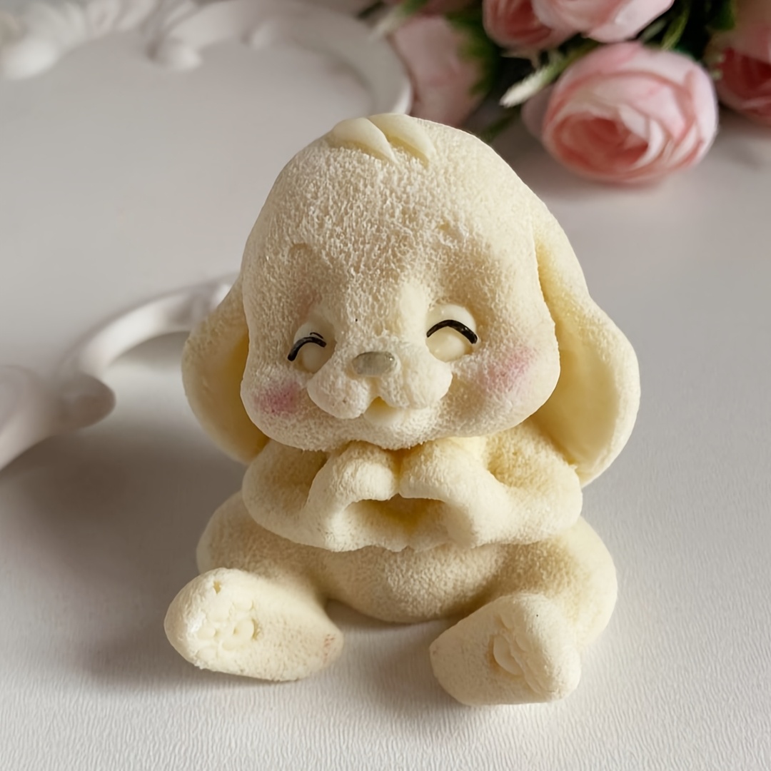 1pc Adorable Rabbit Resin Sili - Soap Making Name のレビューと価格