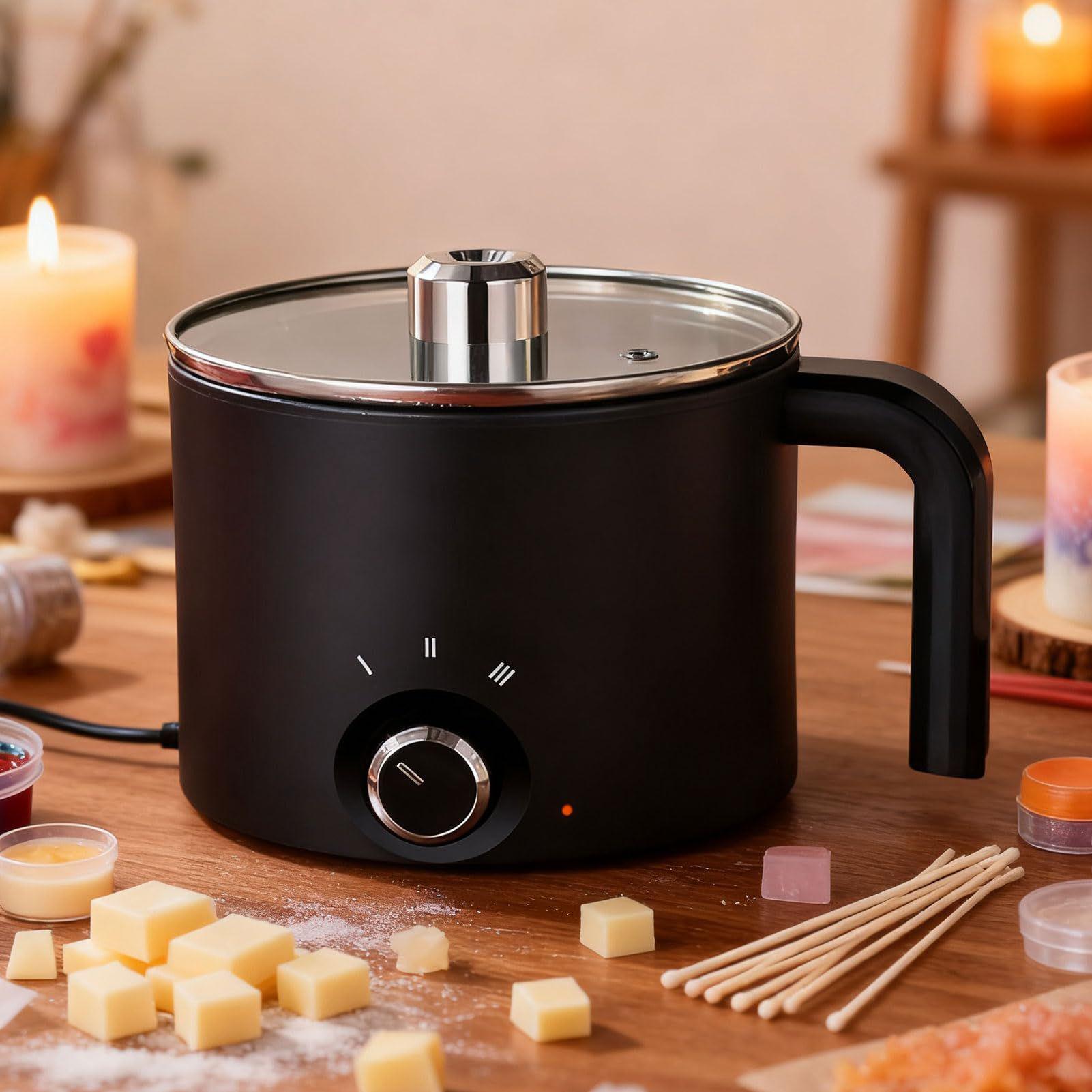 Candle Wax Melting Pot 1.5L La - Soap Making Home のレビューと価格