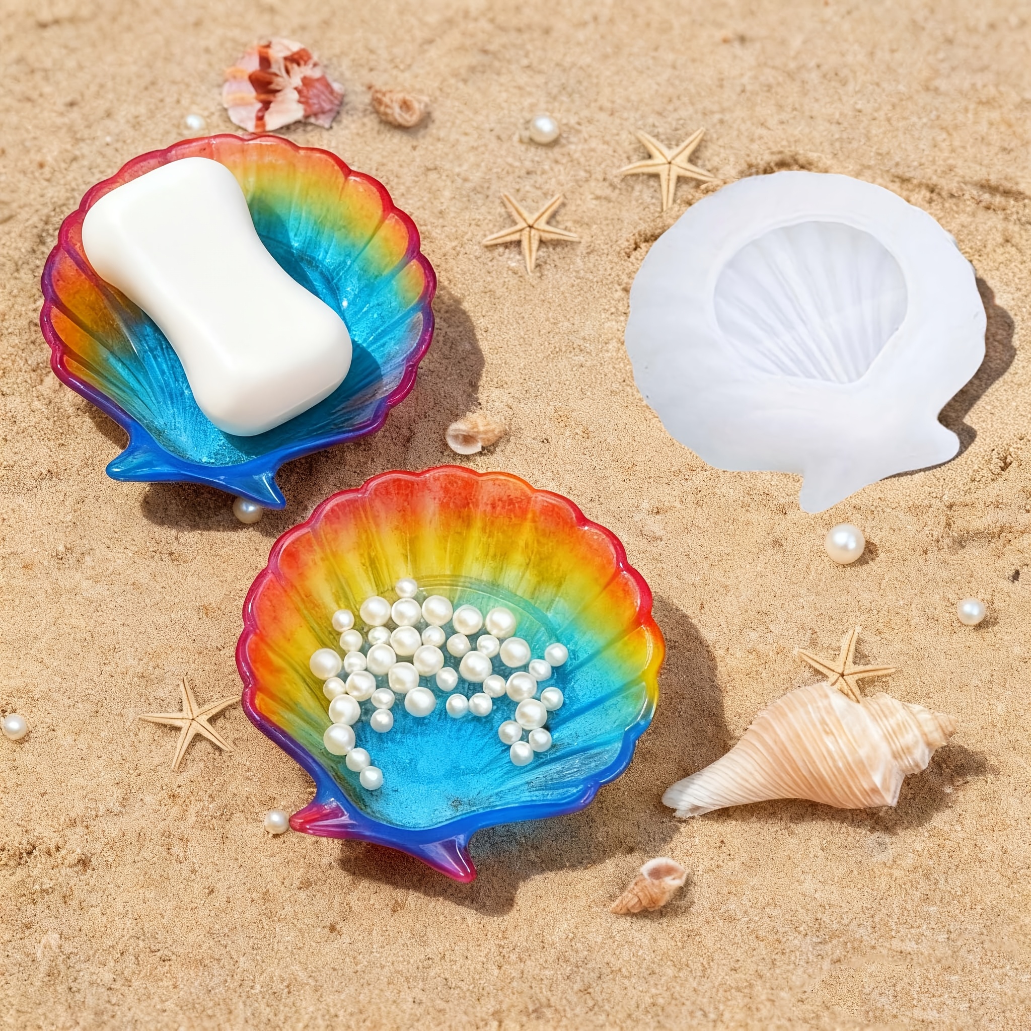1 piece of silicone shell resi - Soap Making Name のレビューと価格