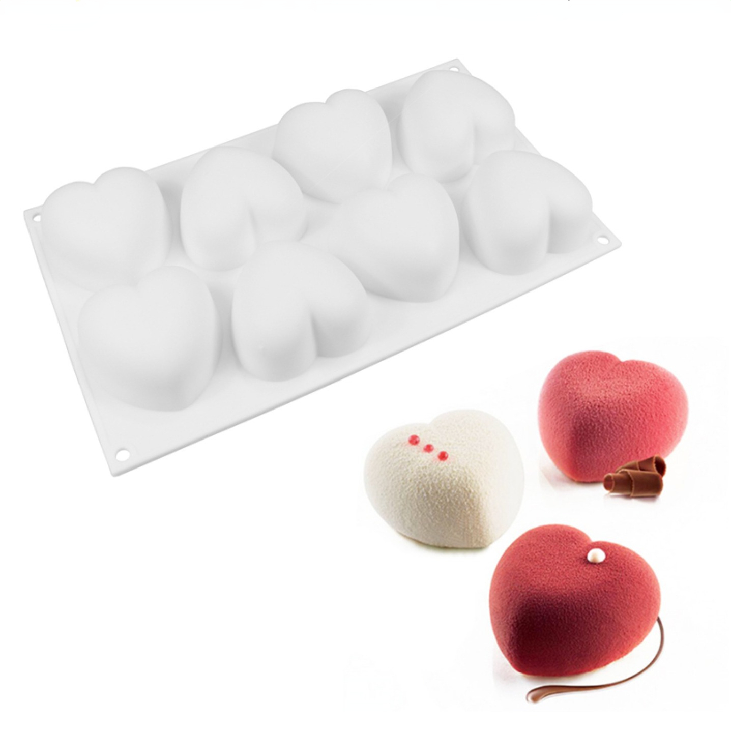 Love Heart Silicone Soap Mold  - Soap Making Lab のレビューと価格