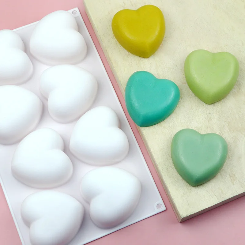 Love Heart Silicone Soap Mold  - Soap Making Lab のレビューと価格