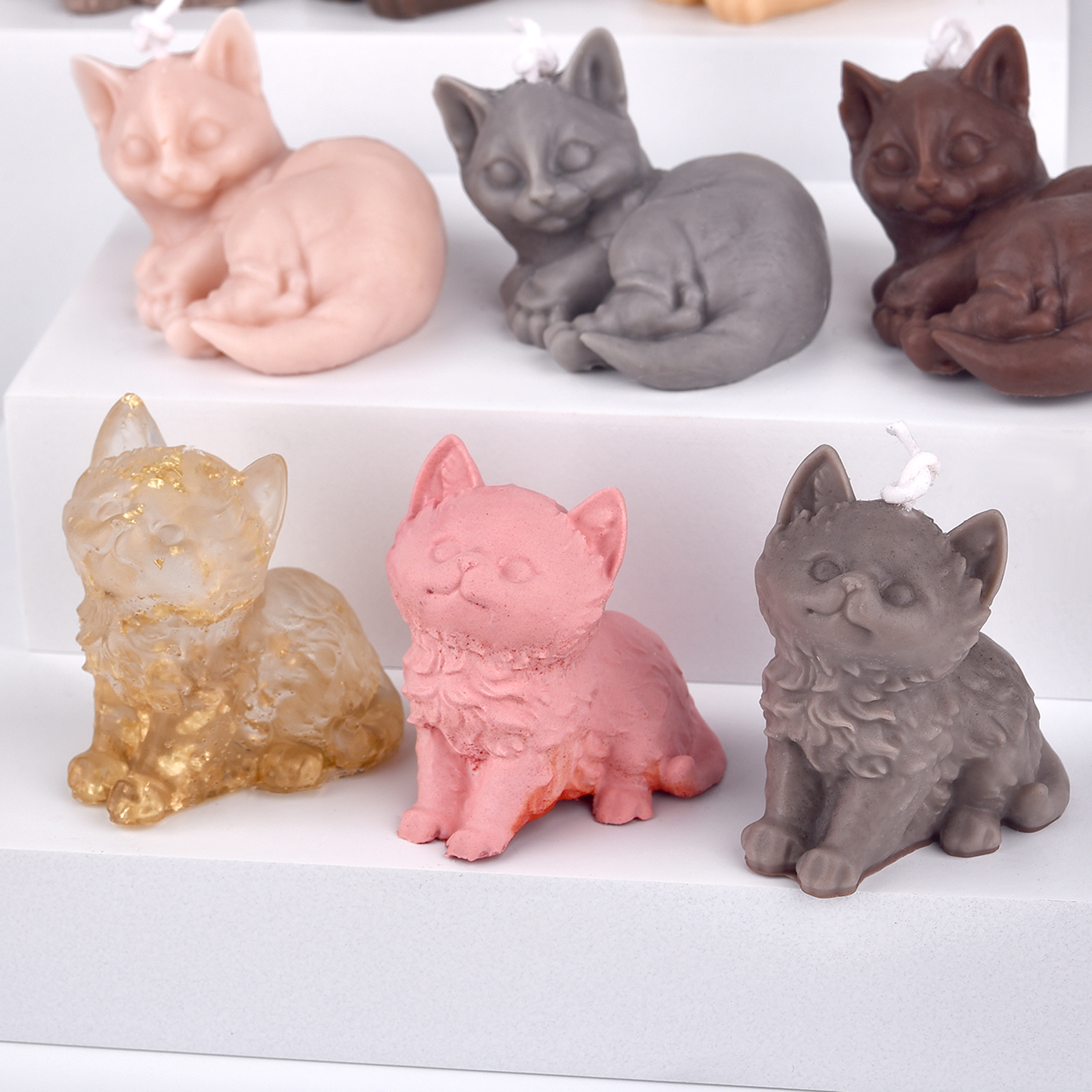 3D Dogs Cats Silicone Mold For - Soap Making Home のレビューと価格
