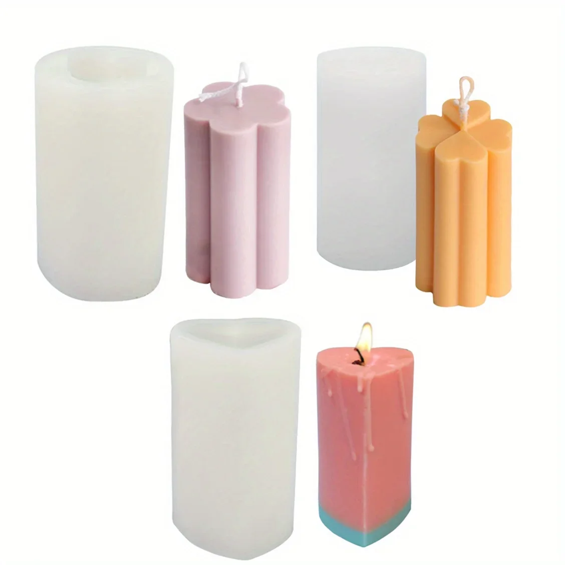 3D Flower Silicone Molds for H - Soap Making Homemade のレビューと価格