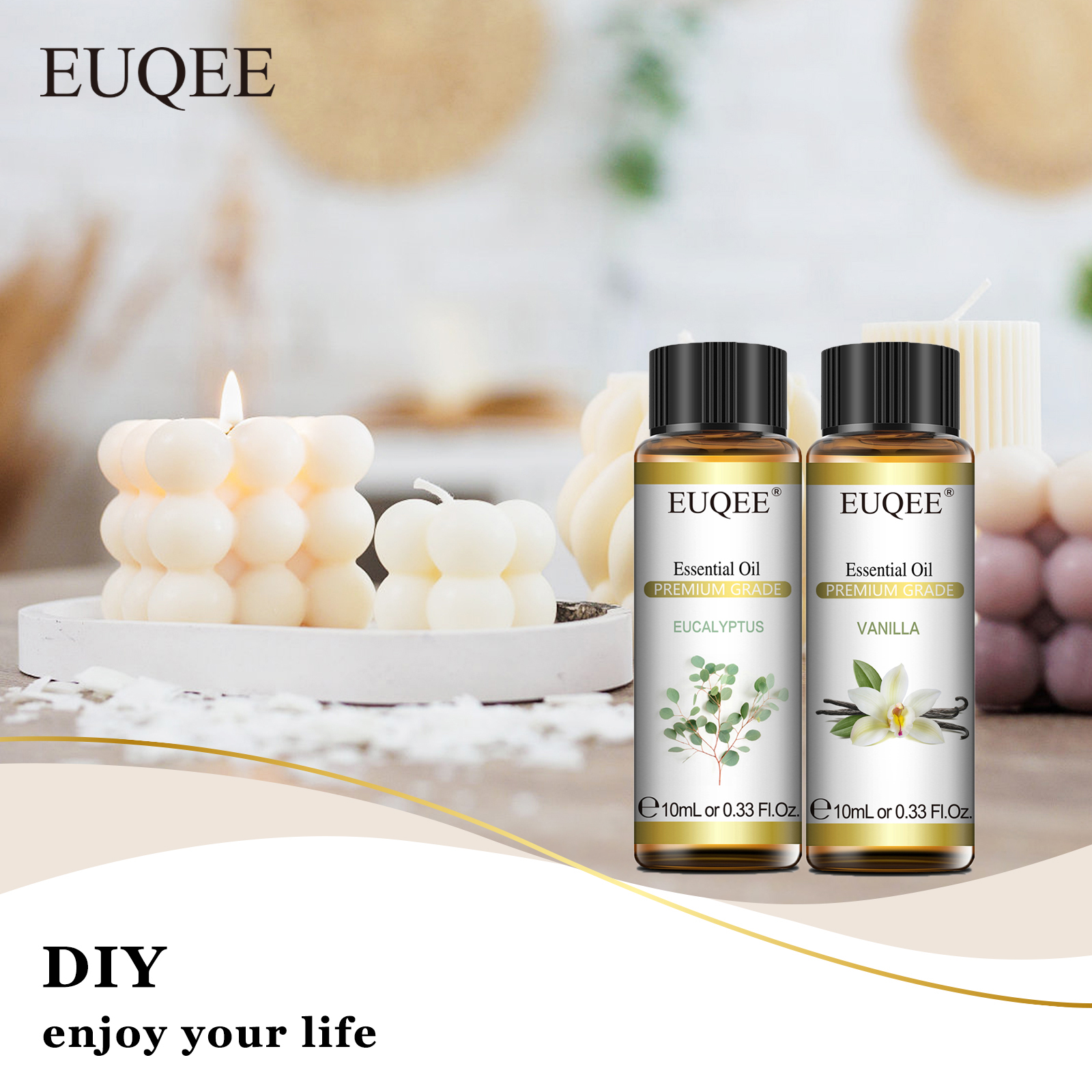 EUQEE 10ML Natural Essential O - Soap Making Ingredients のレビューと価格