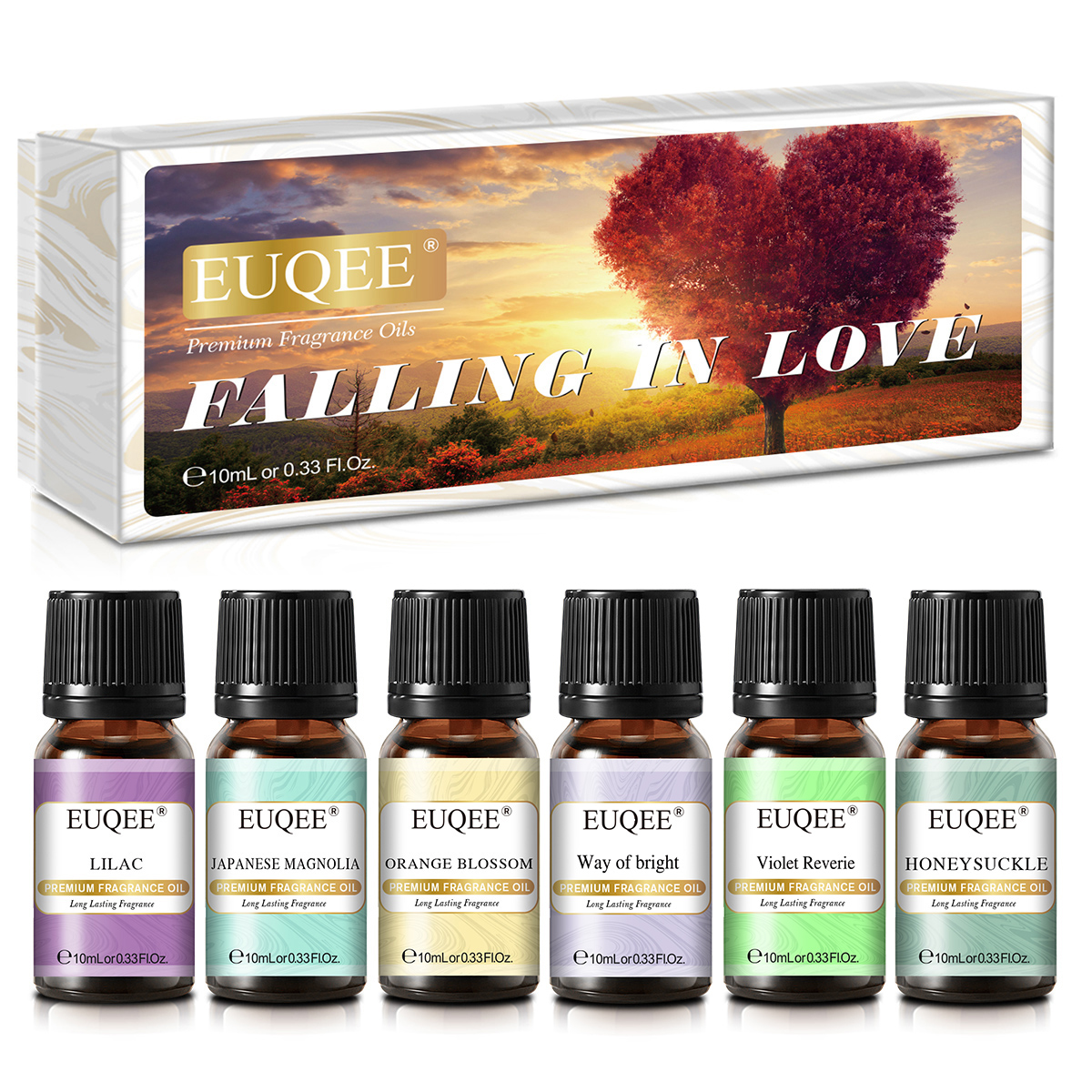 EUQEE 6pcs Fragrance Oils Set  - Soap Making Ingredients のレビューと価格
