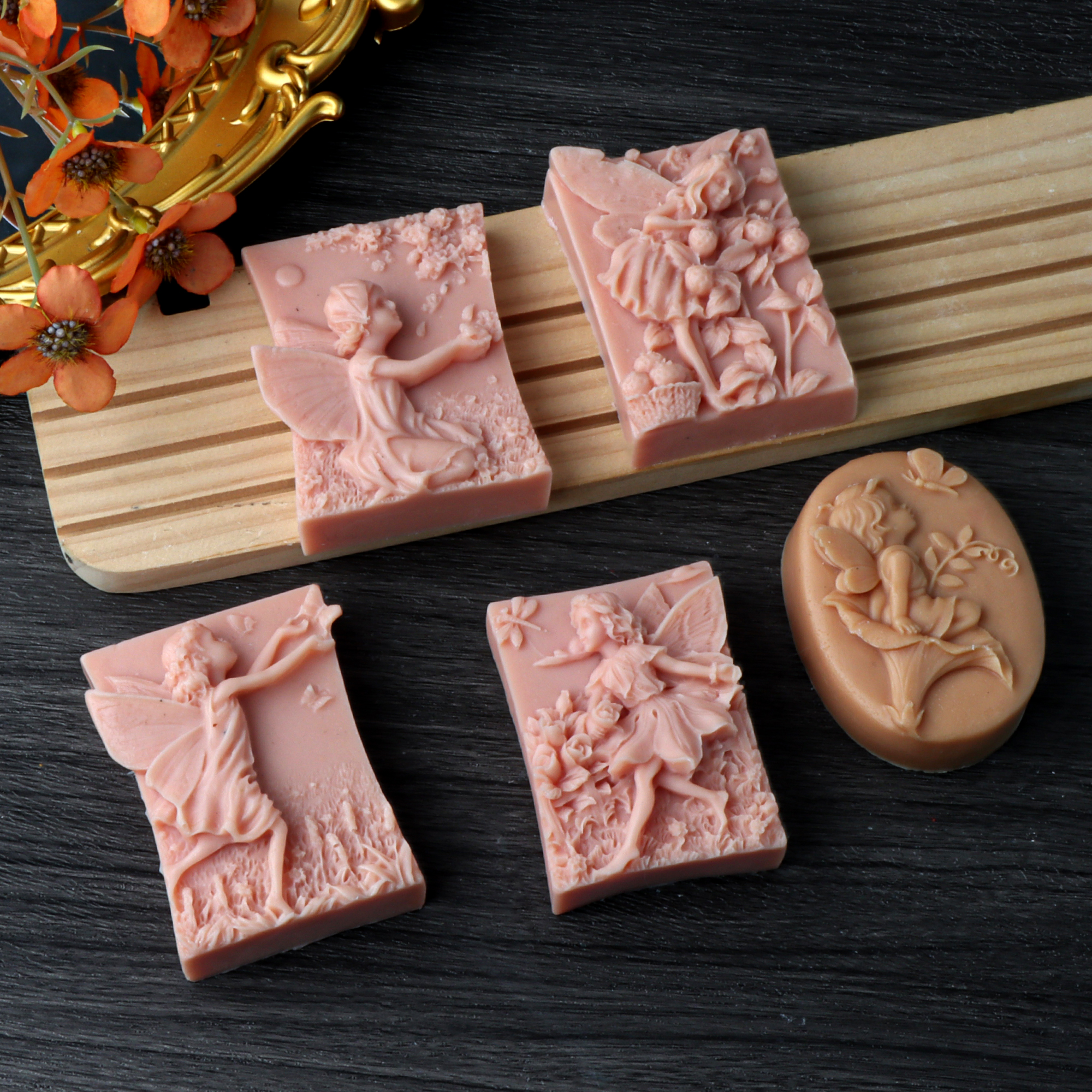 Flower Fairy Silicone Soap Mol - Soap Making Home のレビューと価格