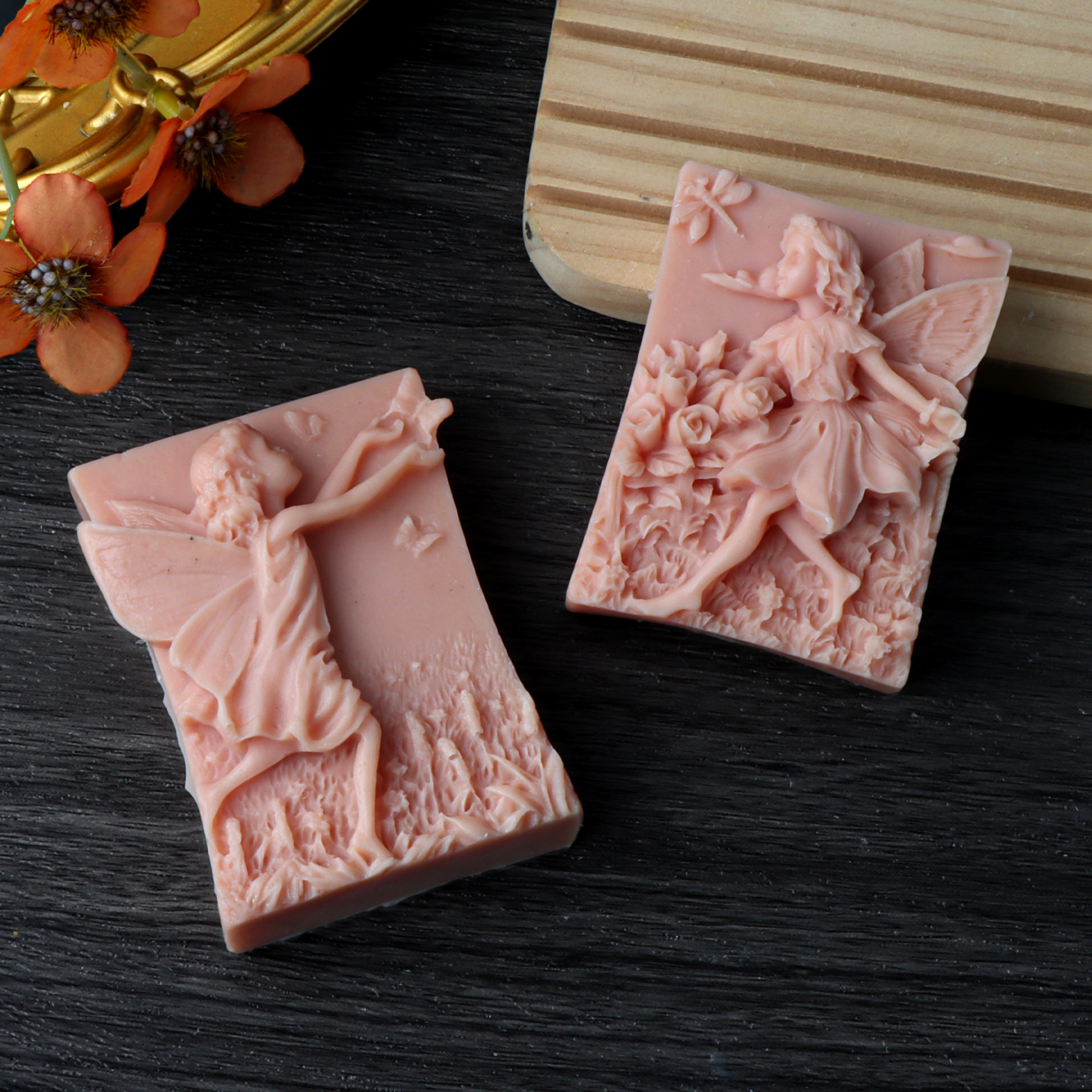 Flower Fairy Silicone Soap Mol - Soap Making Home のレビューと価格