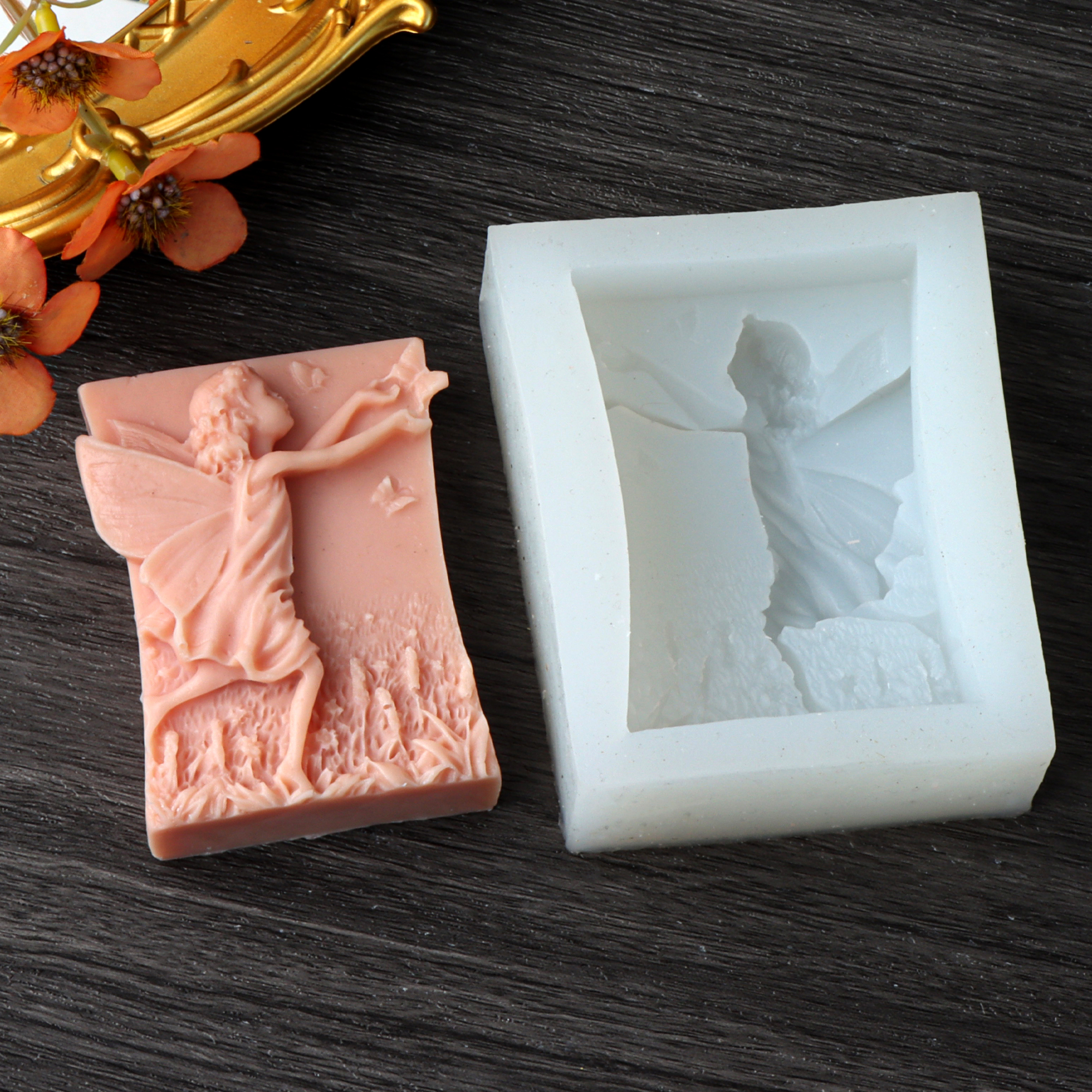 Flower Fairy Silicone Soap Mol - Soap Making Home のレビューと価格