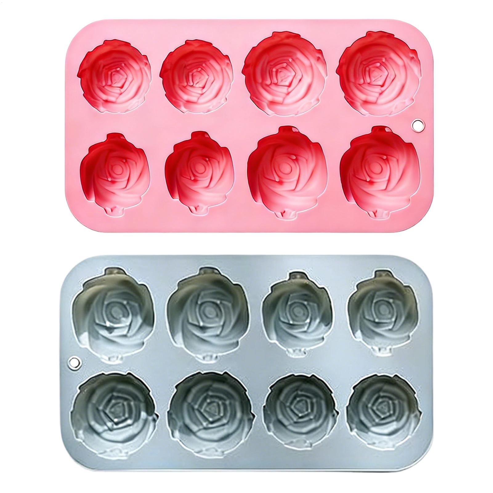 8 Holes Rose Flower Silicone M - Soap Making Home のレビューと価格