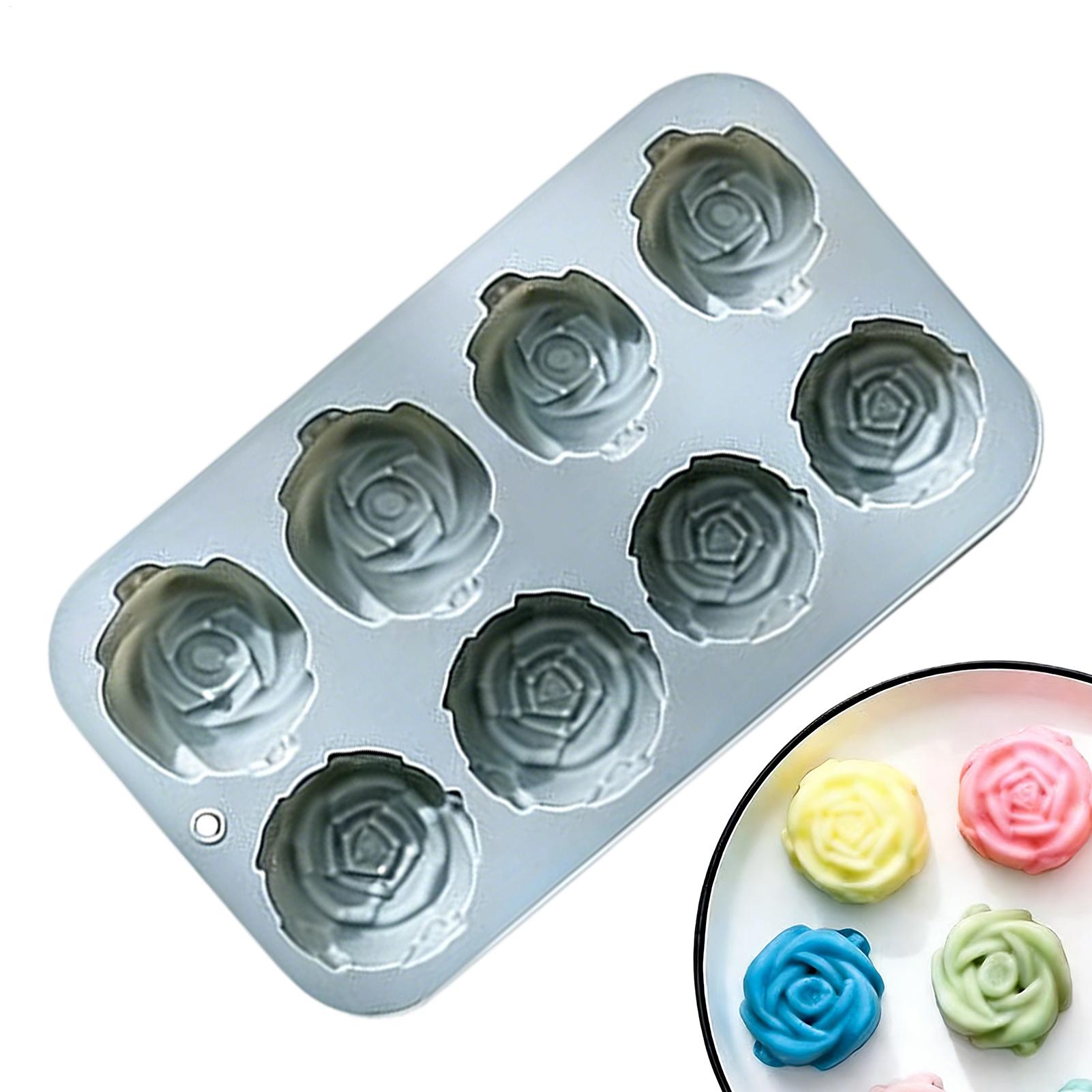 8 Holes Rose Flower Silicone M - Soap Making Home のレビューと価格