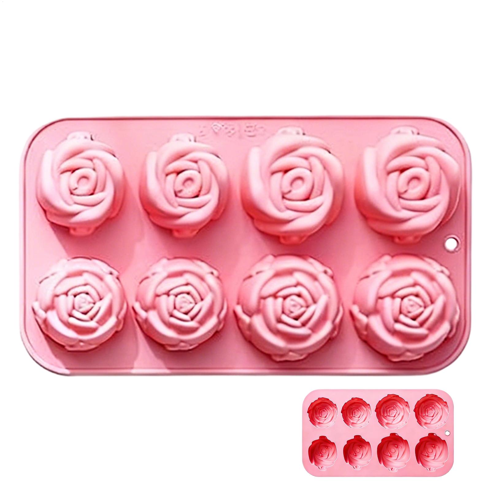 8 Holes Rose Flower Silicone M - Soap Making Home のレビューと価格