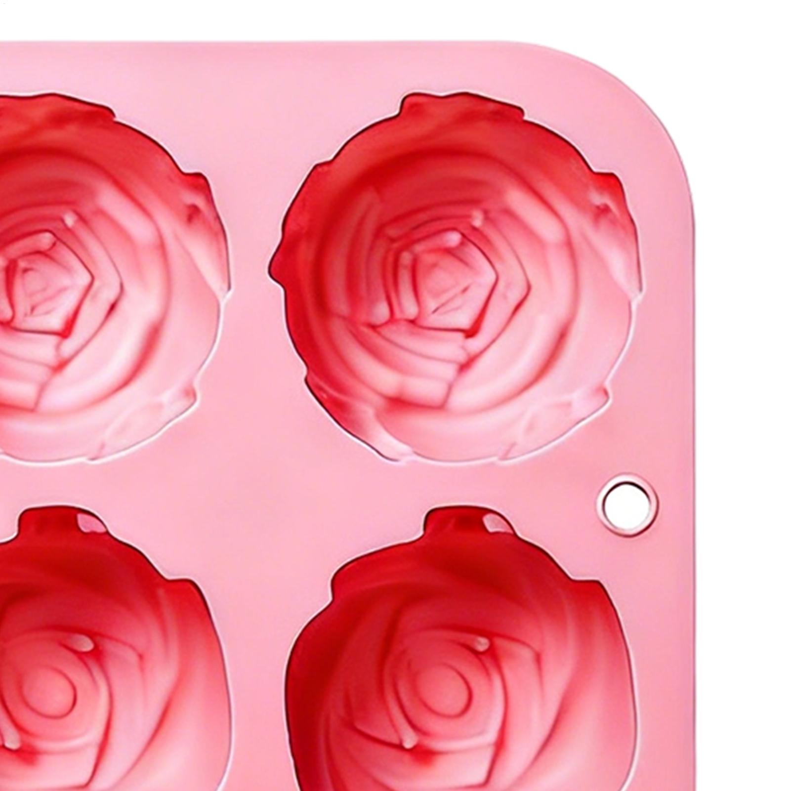 8 Holes Rose Flower Silicone M - Soap Making Home のレビューと価格