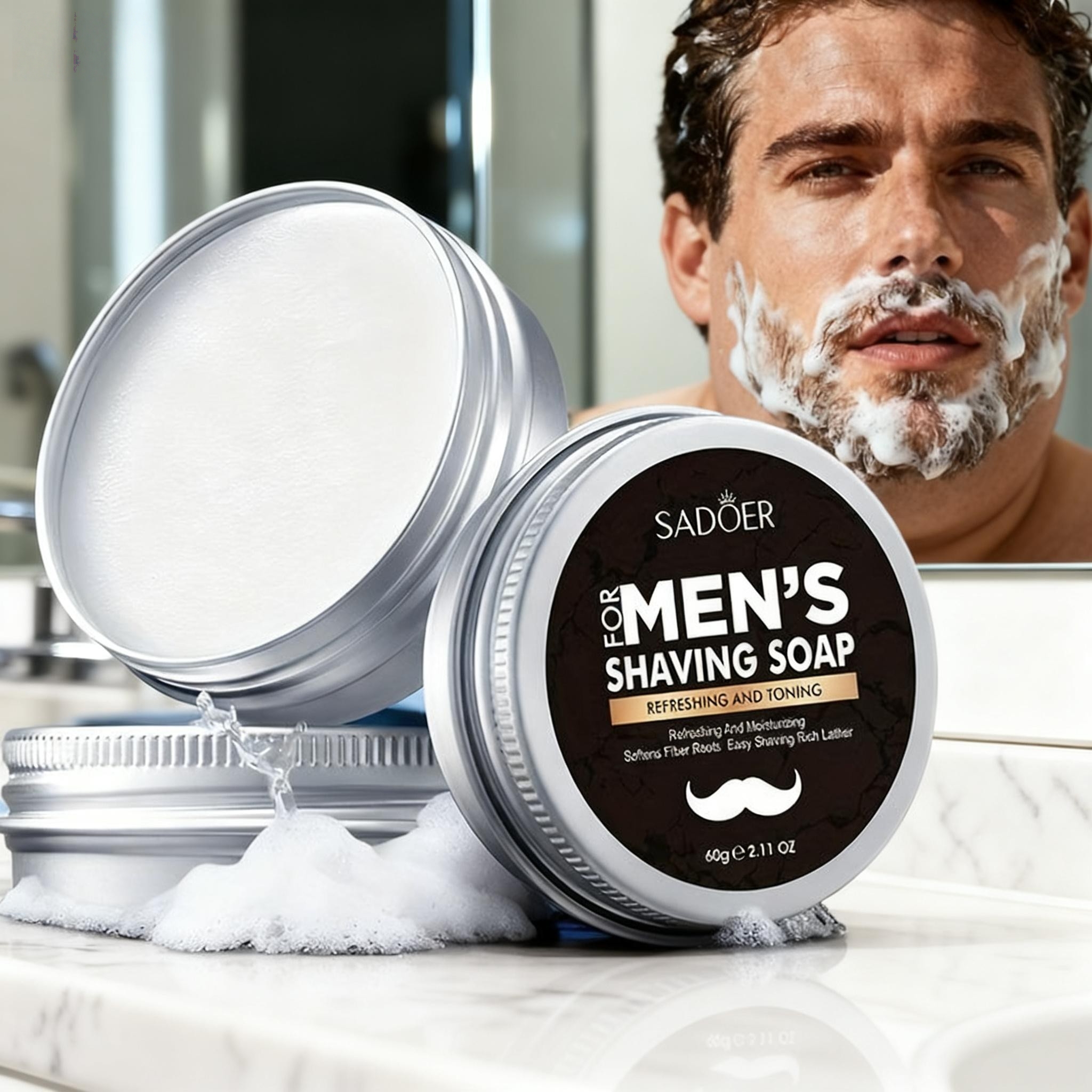 Men's Shaving Soap, Containing - Soap Making Ingredients のレビューと価格