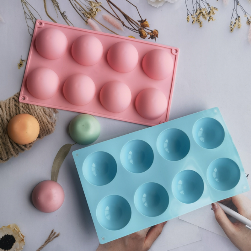 8 Hole halfsphere Silicone Pud - Soap Making Home のレビューと価格