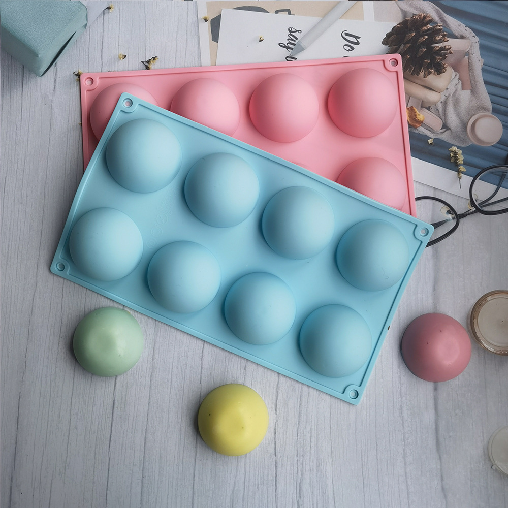 8 Hole halfsphere Silicone Pud - Soap Making Home のレビューと価格