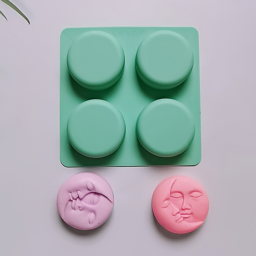 4 Cavity Silicone Soap Mold Mo - Soap Making Homemade のレビューと価格