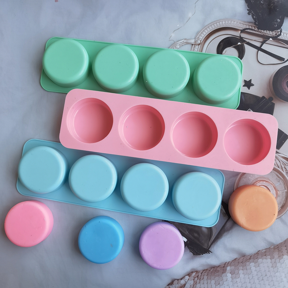 Silicone Soap Mold 4 Holes Ova - Soap Making Homemade のレビューと価格