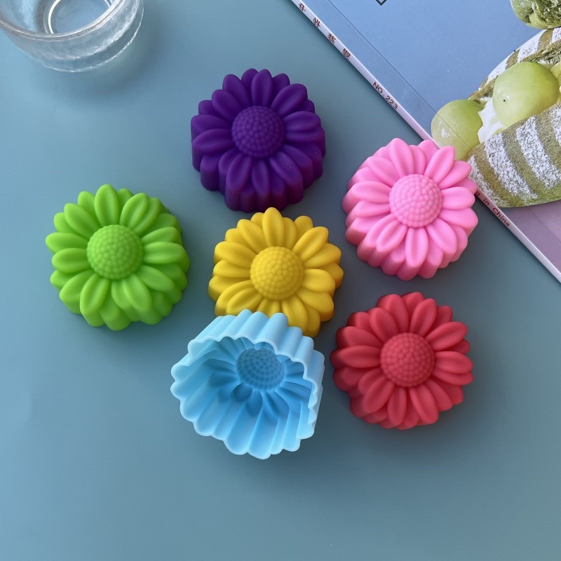 6 Pcs Set Non-Stick Flower Des - Soap Making Name のレビューと価格