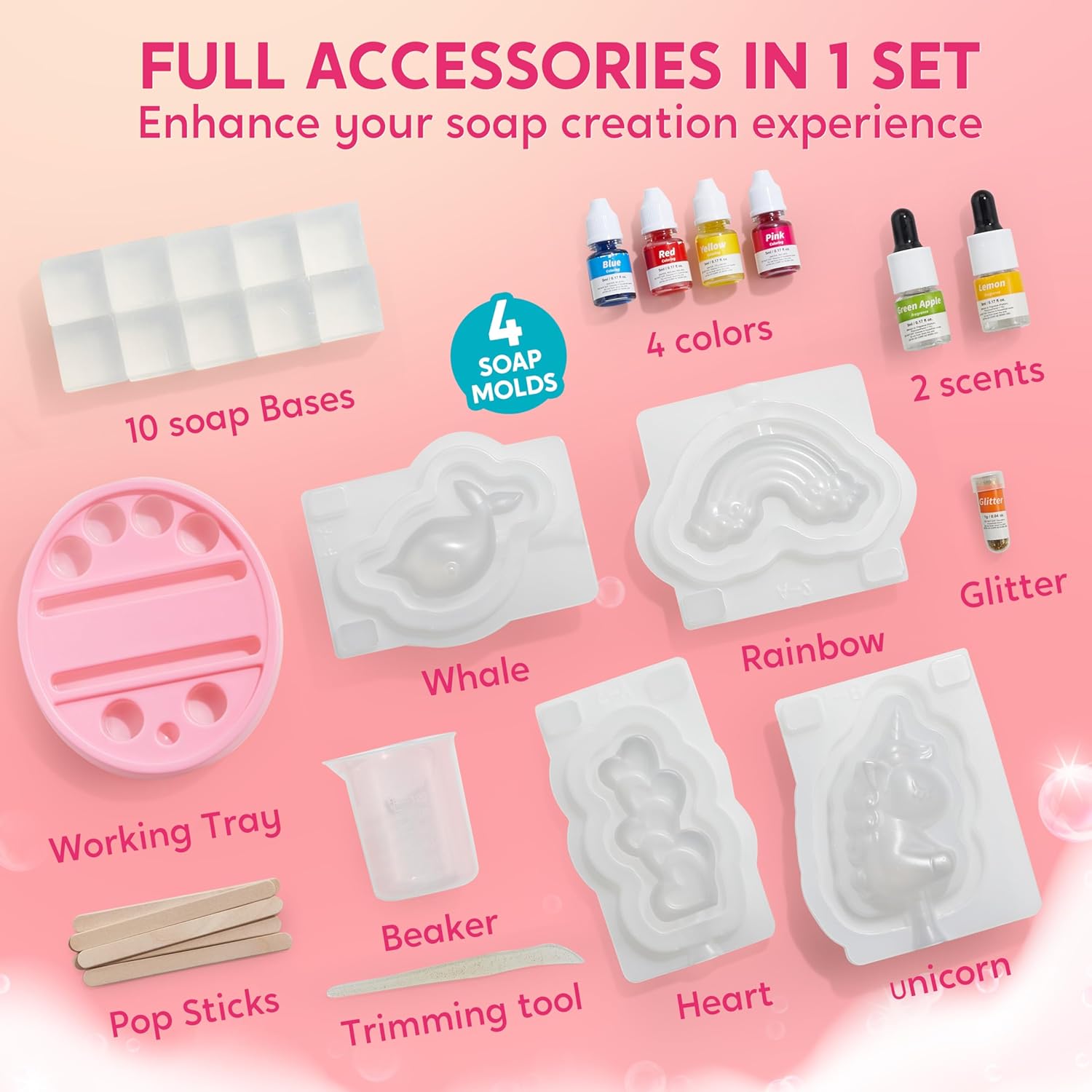 JOYFY Unicorn Soap Making Kit  - Soap Making Lab のレビューと価格