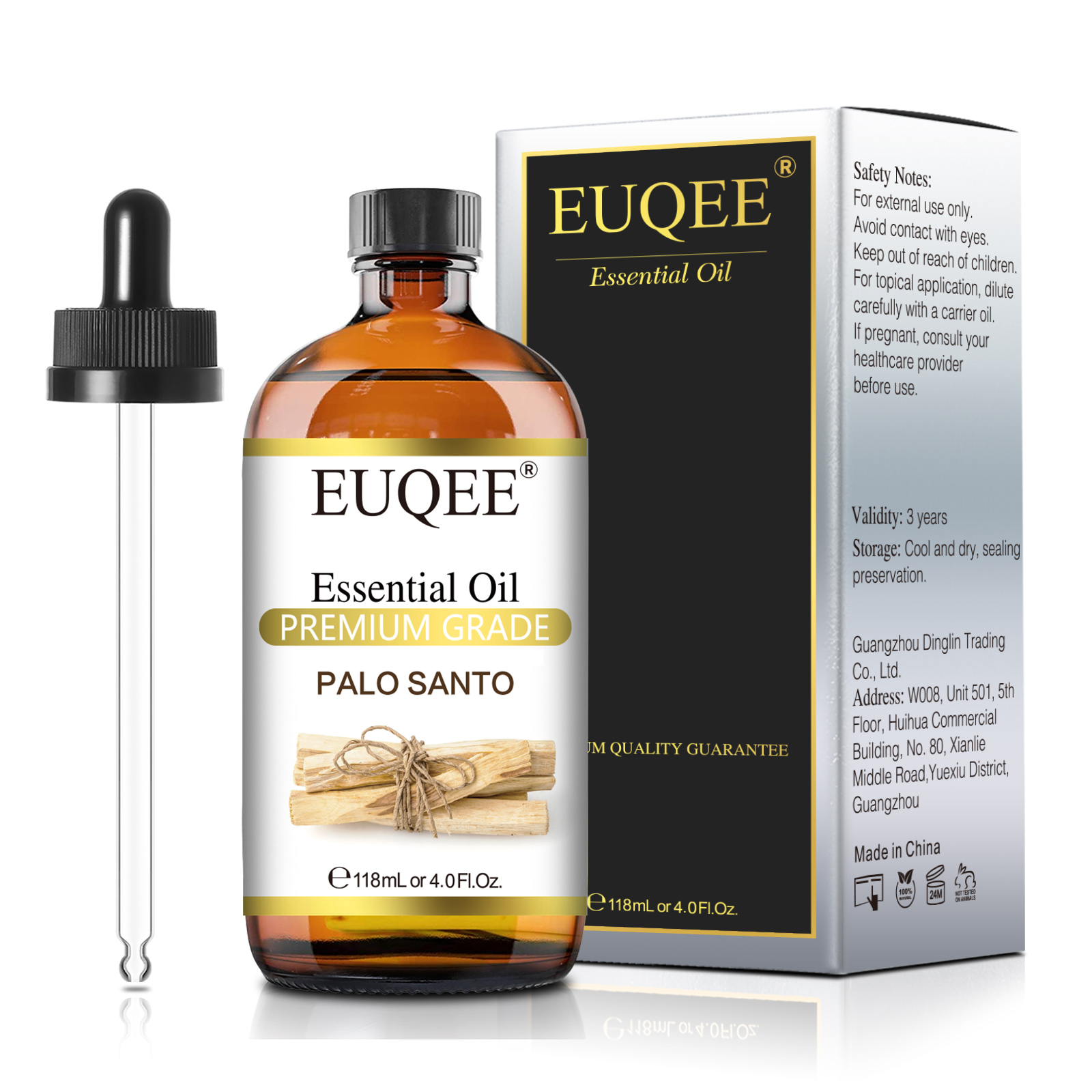EUQEE 118ml Essential Oil Palo - Soap Making Ingredients のレビューと価格