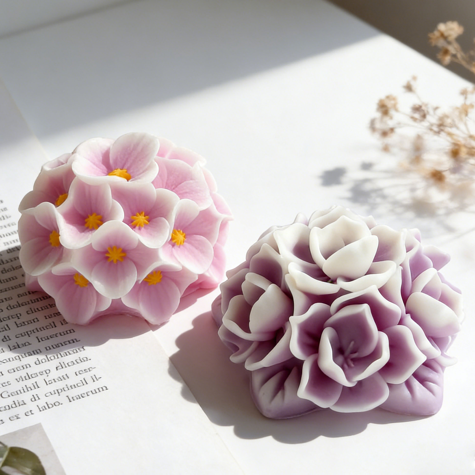 Flowers Ball Aroma Candle Sili - Soap Making Homemade のレビューと価格