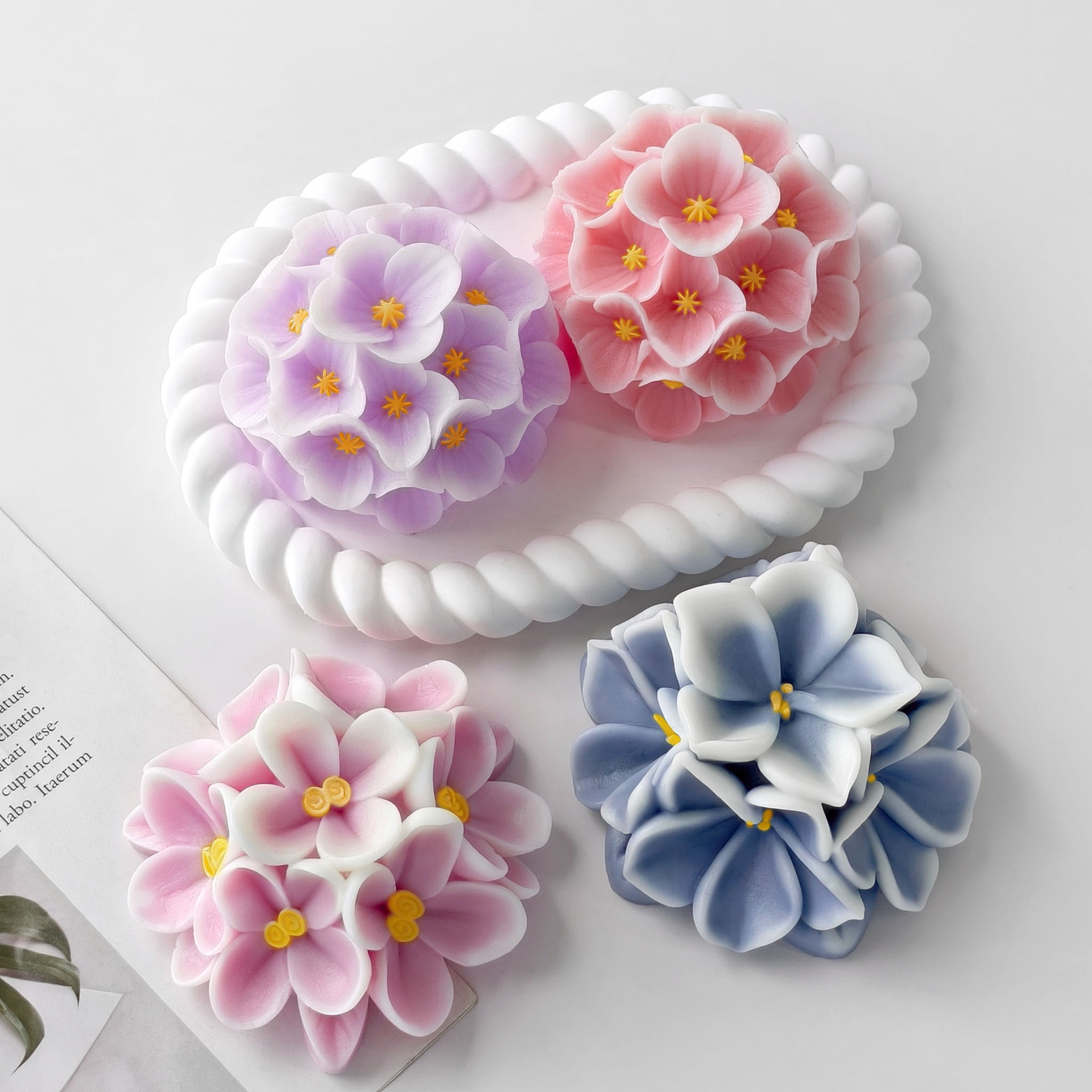 Flowers Ball Aroma Candle Sili - Soap Making Homemade のレビューと価格