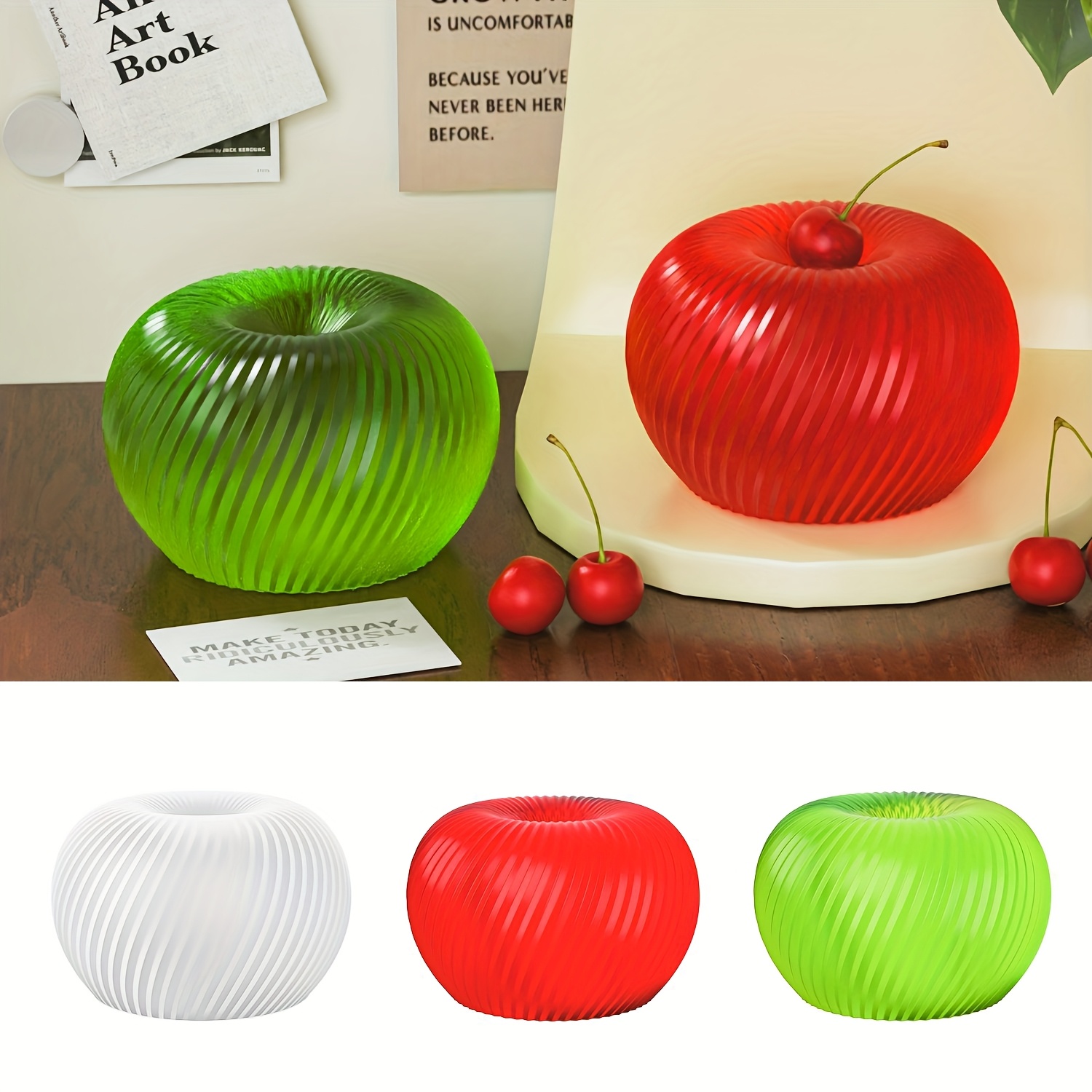 A trendy red apple silicone mo - Soap Making Name のレビューと価格