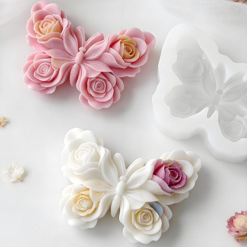 DIY Rose Butterfly Form Silico - Soap Making Name のレビューと価格