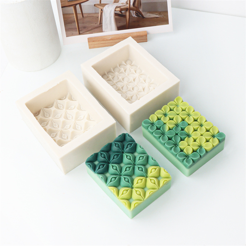 Square Flower Handmade Soap Si - Soap Making Home のレビューと価格