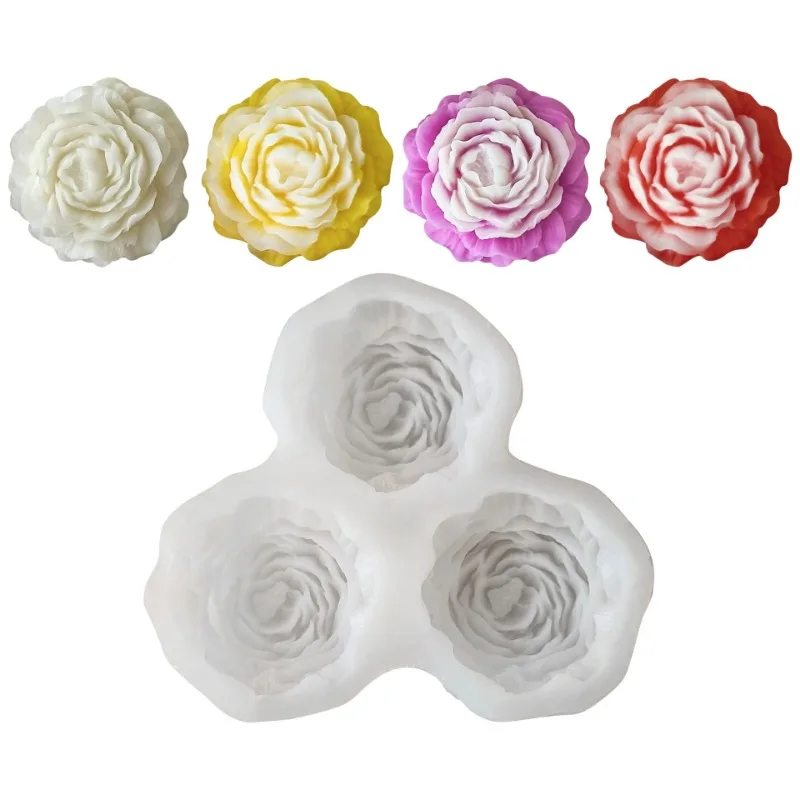 Peony Flower Candle Silicone M - Soap Making Name のレビューと価格